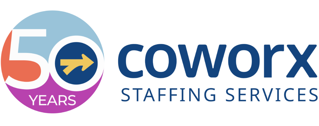 CoWorx Staffing Services Logo - 50 years